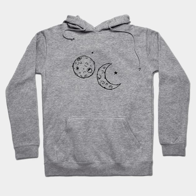 Moons Hoodie by xam